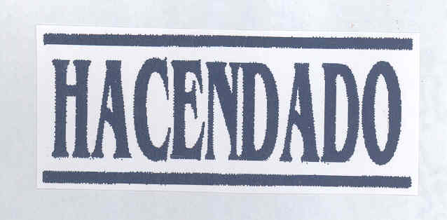 Hacendado (word) Device mark 1670530 Trademark