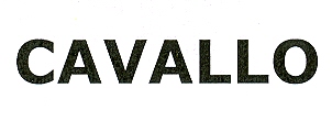 Cavallo Device mark 1676145 Trademark