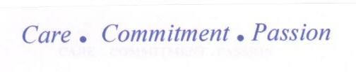 Care . Commitment . Passion Device mark 1677820 Trademark