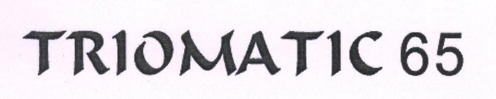 Triomatic 65 (label) Device mark 1693254 Trademark