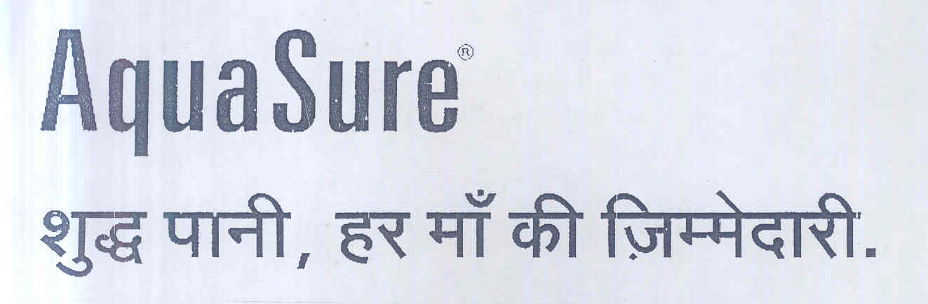 Aquasure (lable) Device mark 1699711 Trademark