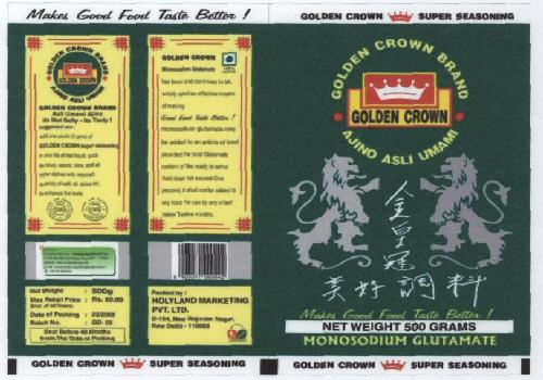 Golden Crown With Device Device mark 1709490 Trademark