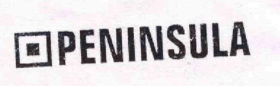 Peninsula (label) Device mark 1723536 Trademark