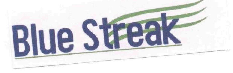 Blue Streak (label) Device mark 1723637 Trademark