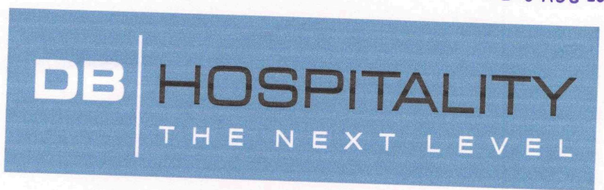 Db Hospitality (label) Device mark 1725138 Trademark
