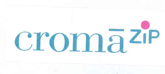 Croma Zip (label) Device mark 1745890 Trademark