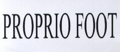 Proprio Foot Device mark 1754901 Trademark