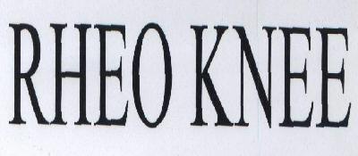 Rheo Knee Device mark 1754902 Trademark