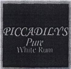 Piccadilys Pure White Rum With Label Device mark 1779740 Trademark