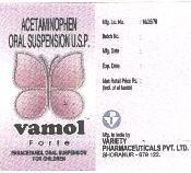 Vamol, Forte Device mark 1804073 Trademark