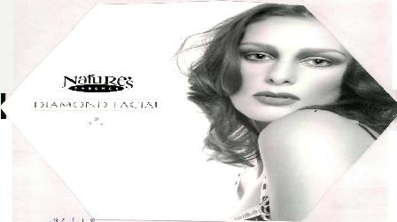 Natures Diamond Facial (label) Device mark 1834214 Trademark