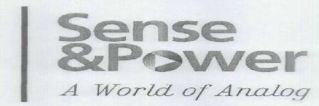 Sense & Power A World Of Analog Device mark 1848945 Trademark