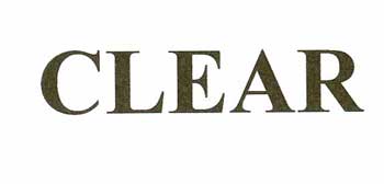 Clear Device mark 1863313 Trademark