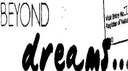 Beyond Dreams.. Device mark 1889345 Trademark
