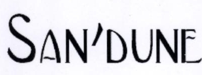 San`dune Device mark 1903660 Trademark