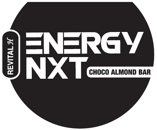 Revital H Energy Nxt Choco Almond Bar (device) Device mark 5330113 Trademark