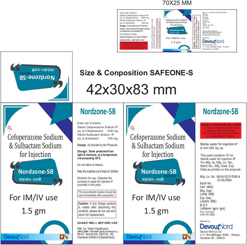 Nordzone Sb Device mark 5340662 Trademark