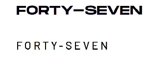 Forty - Seven (logo ) Series Device mark 5348046 Trademark