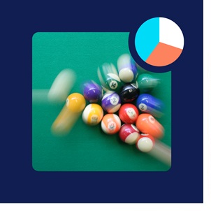 Device Of Billiard Balls With Green Background. Device mark 5357025 Trademark