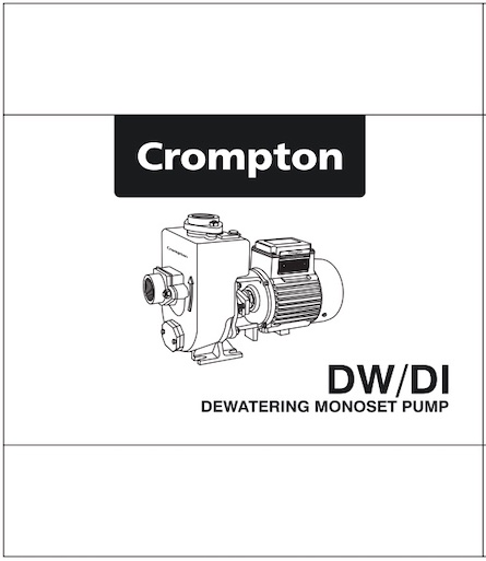 Crompton Dw/di Dewatering Monoset Pump Device mark 5365871 Trademark