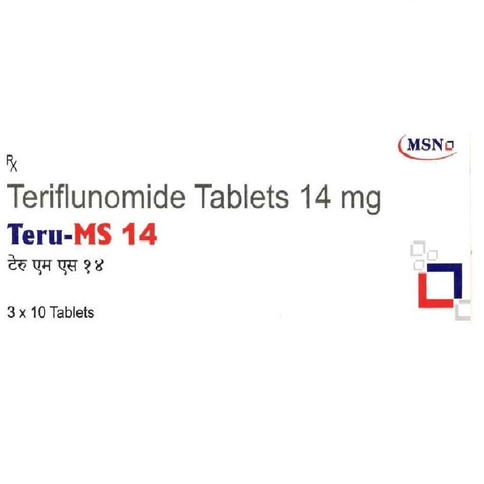 Teriflunomide Tablets 14 Mg Teru-ms 14 Device mark 5376535 Trademark