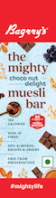 Bagrry's The Mighty Choco Nut Delight Muesli Bar Device mark 5379489 Trademark