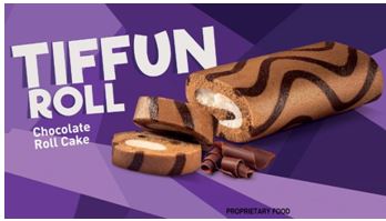 Tiffun Roll Chocolate Roll Cake Device mark 5381620 Trademark