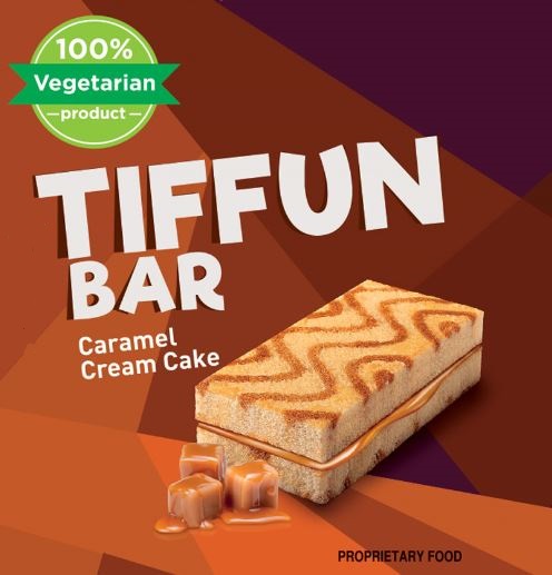 Tiffun Bar Caramel Cream Cake Device mark 5381618 Trademark