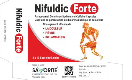 Nifuldic Forte Device mark 5387274 Trademark