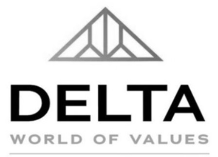 Delta With Logo & Tagline World Of Values Device mark 5389296 Trademark