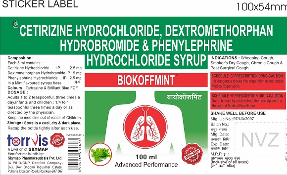 Biokoffmint Torrvis Device mark 5400192 Trademark