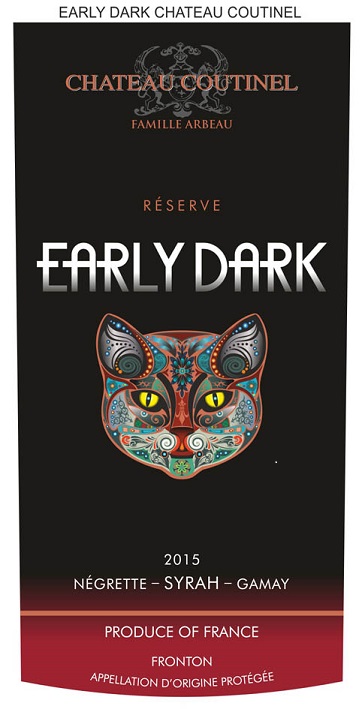 Early Dark - Chateau Coutinel, Negrette-syrah-gamay Device mark 5400748 Trademark