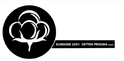 Sunshine 100% Cotton Procian Fabric Device mark 5410882 Trademark