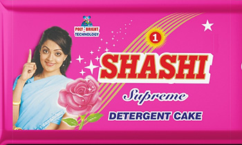 Shashi Supreme- Detergent Cake (label) Device mark 5425343 Trademark