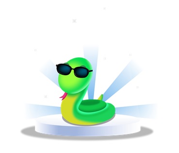 Device Of Snake Wearing Sunglasses Device mark 5427673 Trademark