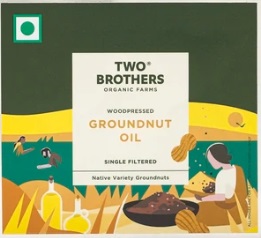 Two Brothers Organic Farms Woodpressed Groundnut Oil Device mark 5427288 Trademark