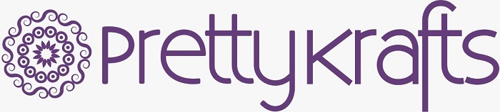 Prettykrafts Written In A Stylized Text Along With A Graphical Representation Of A Flower Device mark 5430015 Trademark