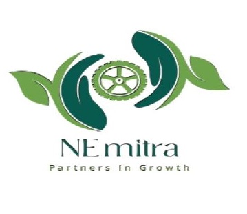 Device Mark Consists Of Wheel Between Leaves In Dark & Light Green & Black Colour Spelled As Nemitra Partners In Growth Device mark 5432381 Trademark