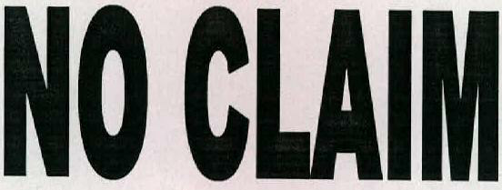 No Claim Device mark 2311321 Trademark