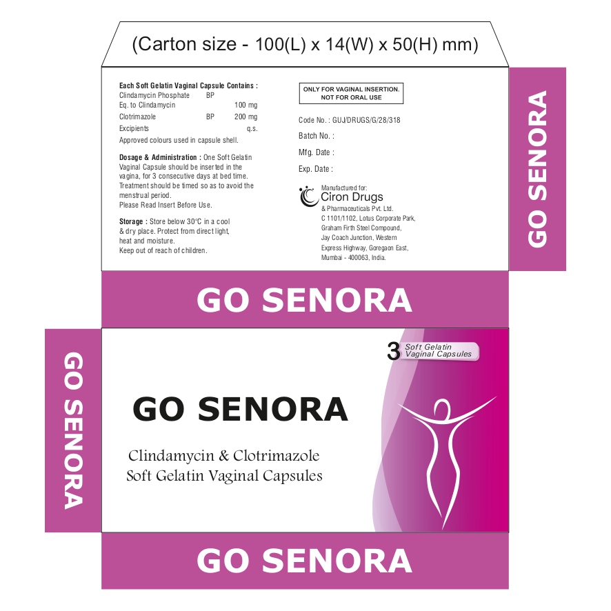Go Senora Device mark 5442212 Trademark