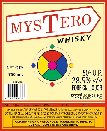 Mystero Whisky Device mark 5454129 Trademark