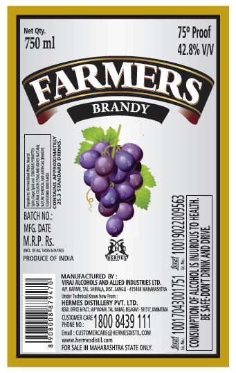 Farmers Brandy Device mark 5460070 Trademark