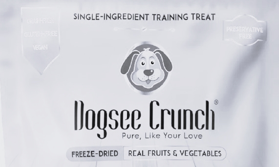 Dogsee Crunch Single Ingredient Training Treat Device mark 5467155 Trademark