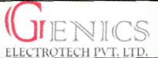 Genics Electrotech Pvt. Ltd. Device mark 5480252 Trademark