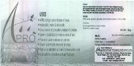 Apro Uses Device mark 2891426 Trademark