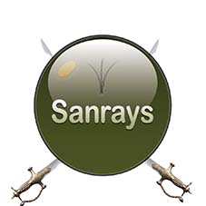 Sanrays (label) Device mark 5484548 Trademark