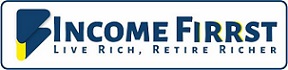 Income Firrst Live Rich. Retire Richer With Logo Device mark 5485565 Trademark
