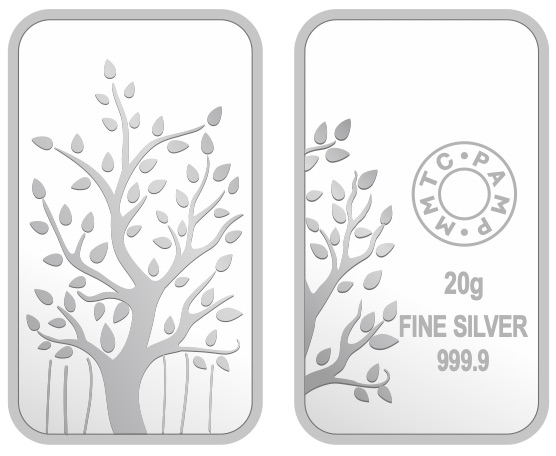 Device Of Silver Bar With Banyan Tree Device mark 5490913 Trademark