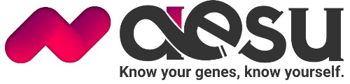 Aesu Know Your Genes, Know Yourself. Device mark 5496380 Trademark