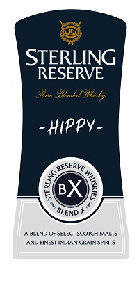 Sterling Reserve Bx Hippy Rare Blended Whisky Device mark 5500613 Trademark